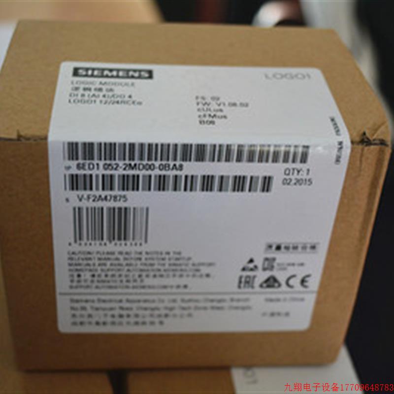 拍前询价:全新原装6ED1052-1MD00-0BA8 LOGO12/24RCE