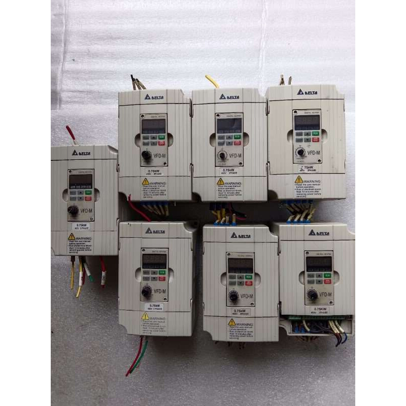 拍前询价：台达VFD007M43B变频器0.75/380V功能包好不