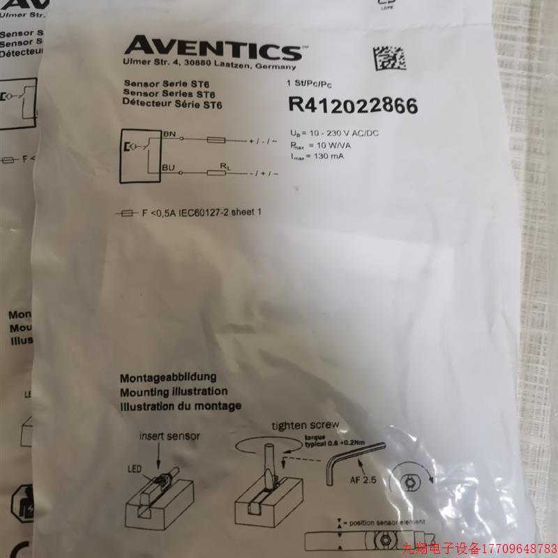 拍前询价:安沃驰气动阀感测器 R412022866全新品牌多渠道广型号