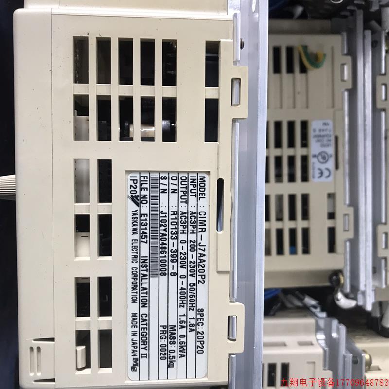 拍前询价:安川CIMR-J7AA20P2变频器0.2KW