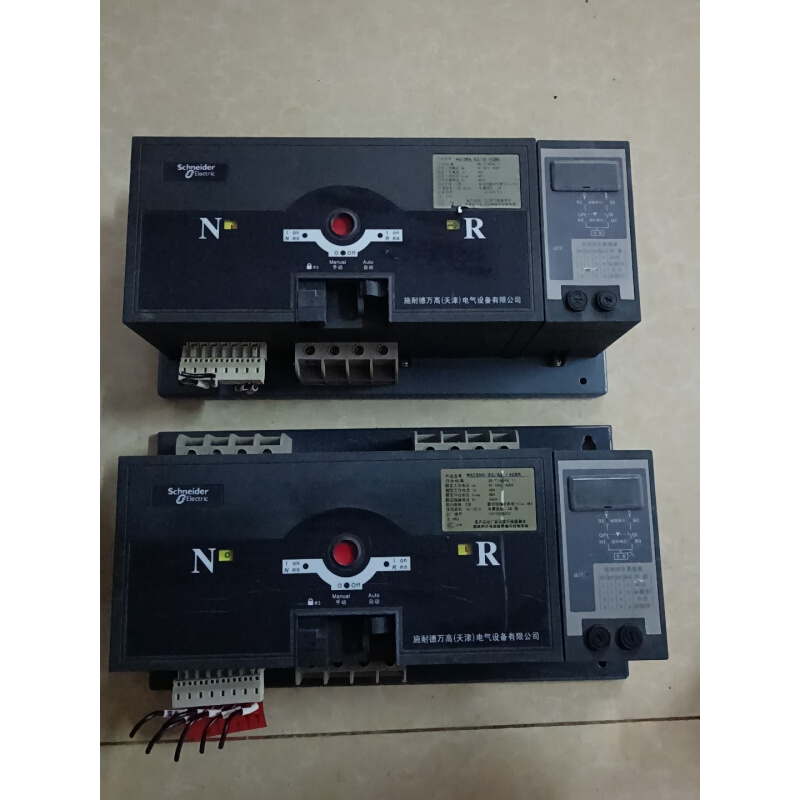 拍前询价：（议价）施耐德双电源4p自动转换开关WATSNA-63A  CB级