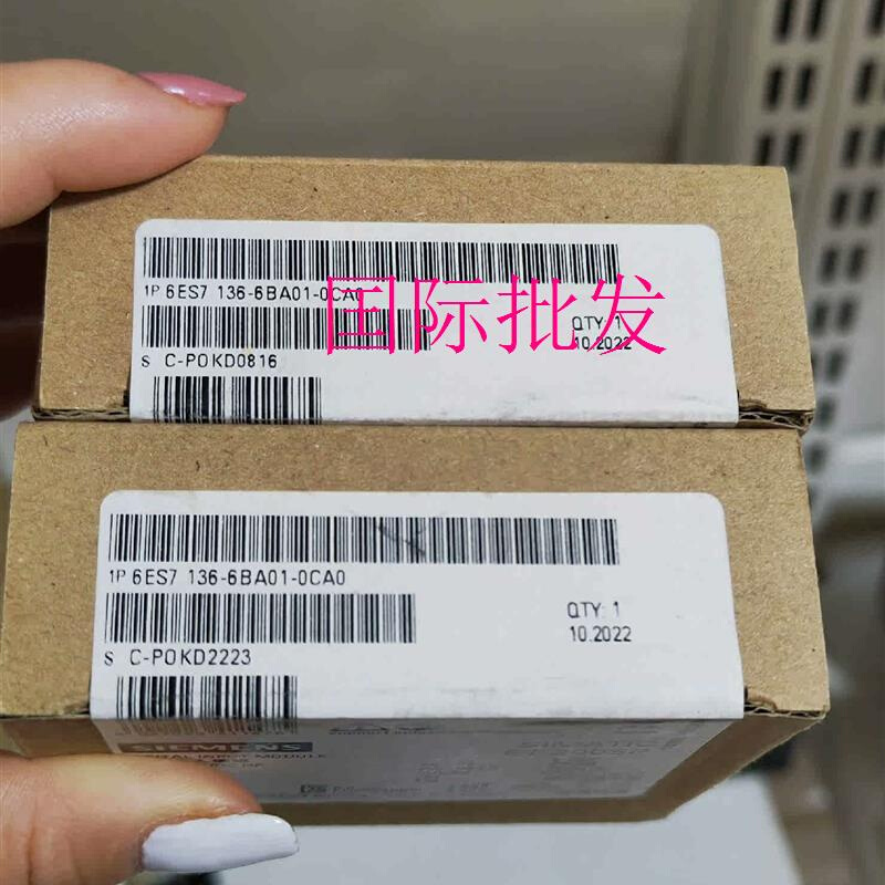 拍前询价：原装6ES7136-6BA01-0CA0 SIMA议价