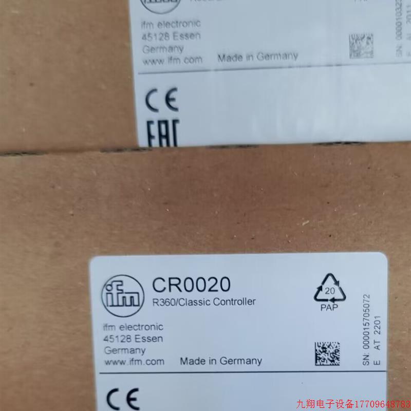 拍前询价:【包邮】 IFM CR0020 全新原装正品易福门  现货
