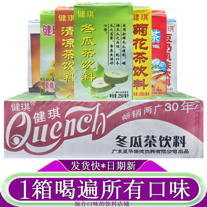 健琪冬瓜茶饮料250ml*24盒整箱装
