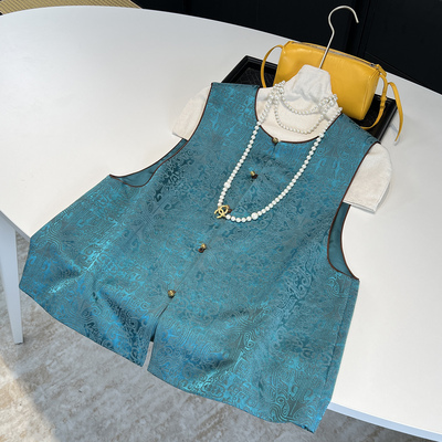 新中式国风马甲女2025春秋季新款