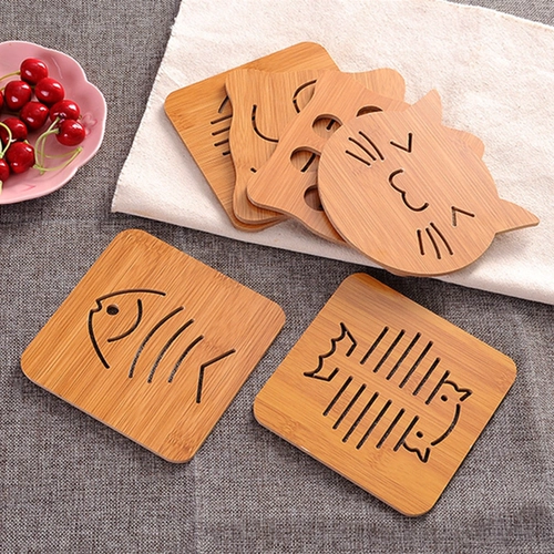 Столовый стол полого бамбукового деревянного противоизлопляционного прокладки кухня против расщепления изоляционной прокладки