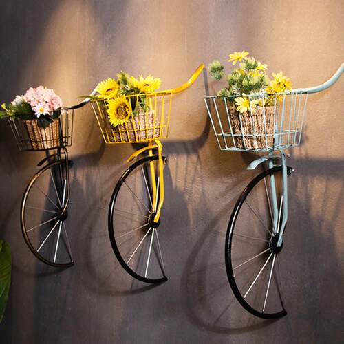 复古创意自行车车头单车头墙上壁挂件餐厅清吧酒吧墙面墙壁装饰品