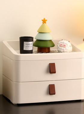 奶油风入户门玄关鞋柜收纳盒