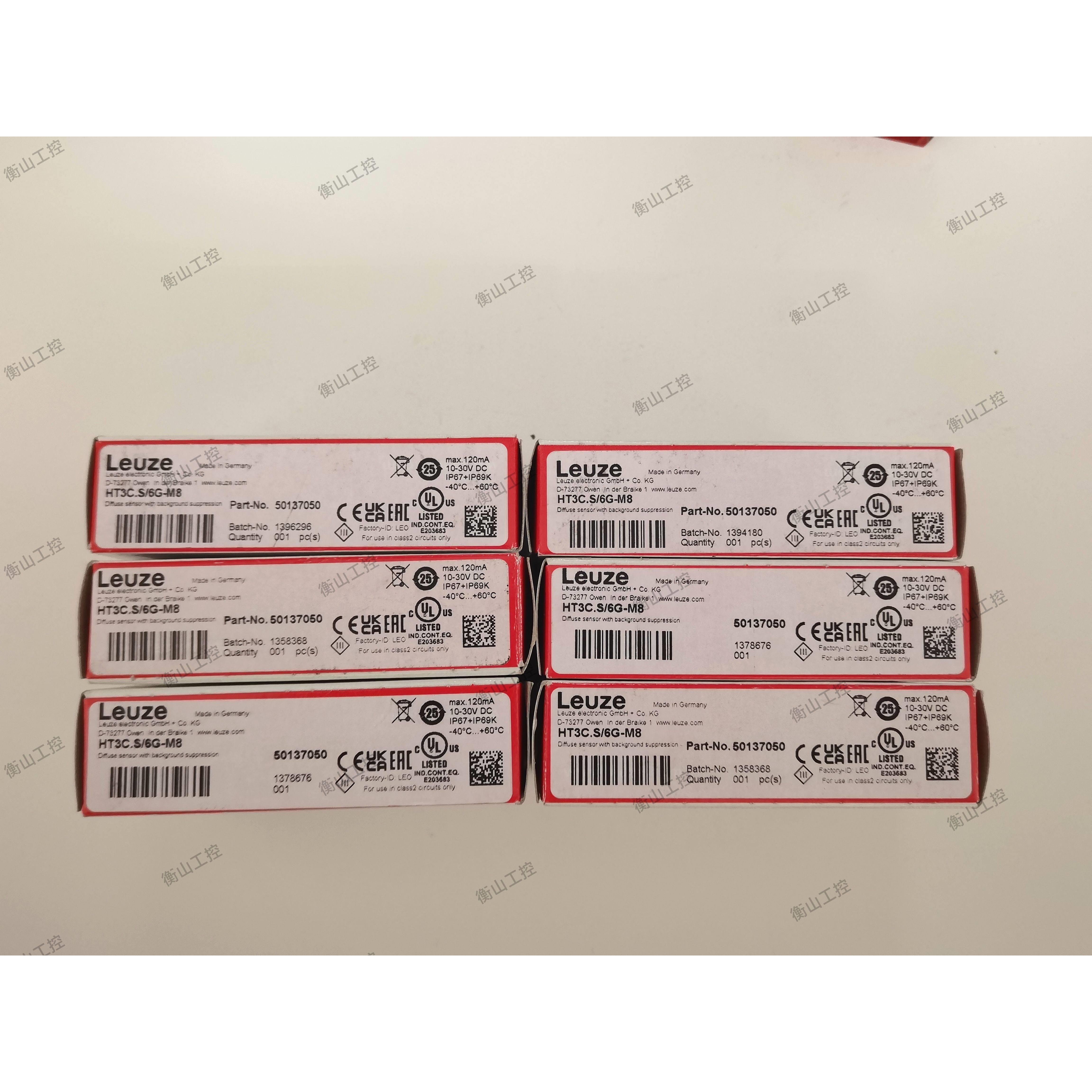 劳易测感测器HT3C.S/6G-M8，订货号50137050，全新原装正品