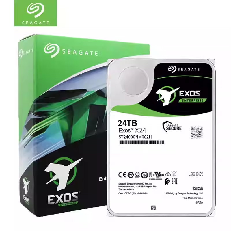 Seagate/希捷 ST24000NM002H 24t氦气银河企业级NAS机械硬盘24tb