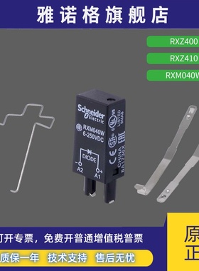 施耐德小型继电器附件金属保护夹子RXZ400防浪涌保护插件 RXM040W
