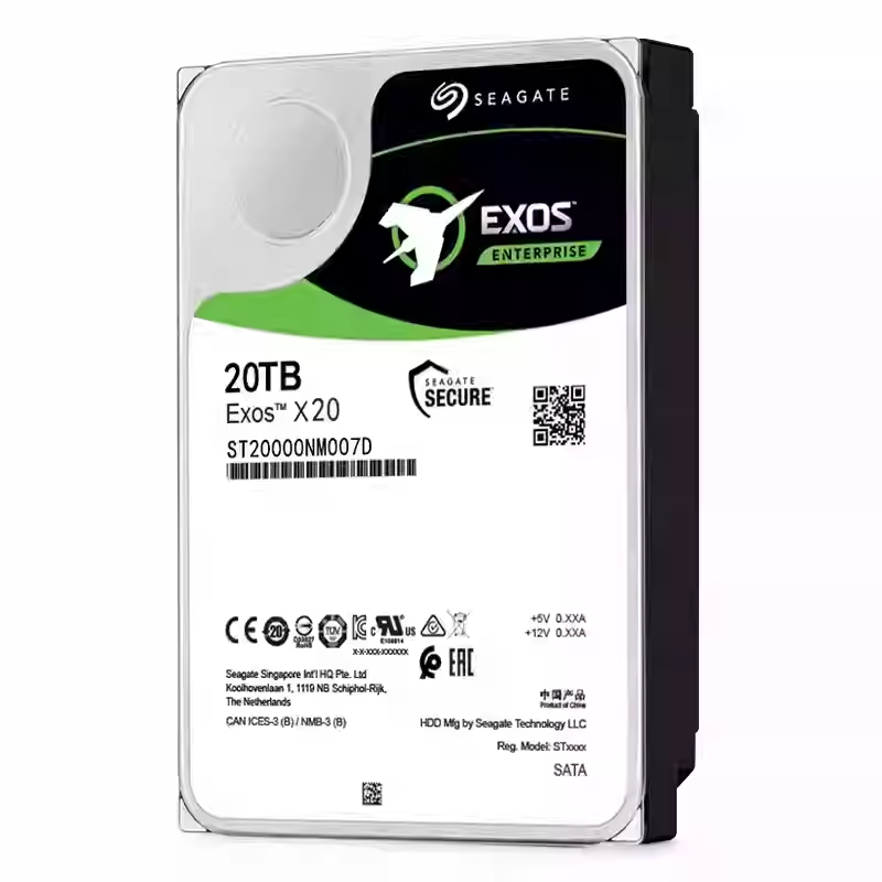 Seagate/希捷 ST20000NM007D 20T氦气银河企业级NAS机械硬盘20TB