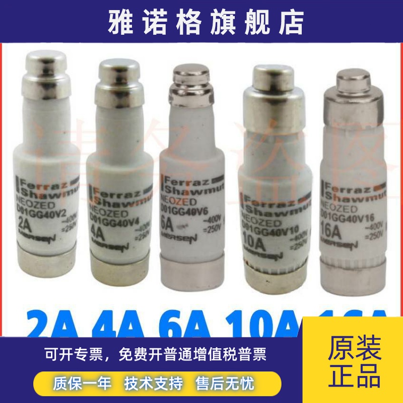 D01GG40V2/V4/V6/V10/V16 400V-250V Ferraz保险丝 NEOZE