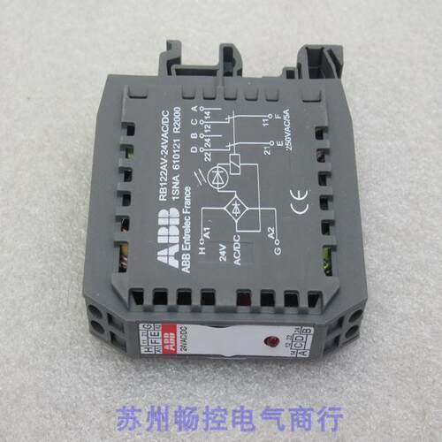 全新ABB端子式继电器1SNA610121R2000 现货RB122AV-24VAC/DC
