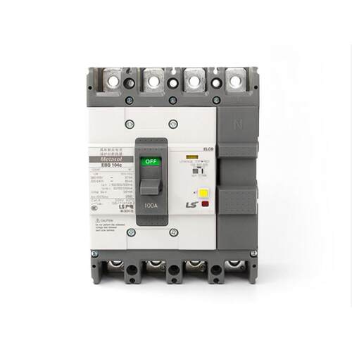 LS产电LG塑壳漏电断路器EBS103C 3P 60A 75A 100A开关EBS104C 4P