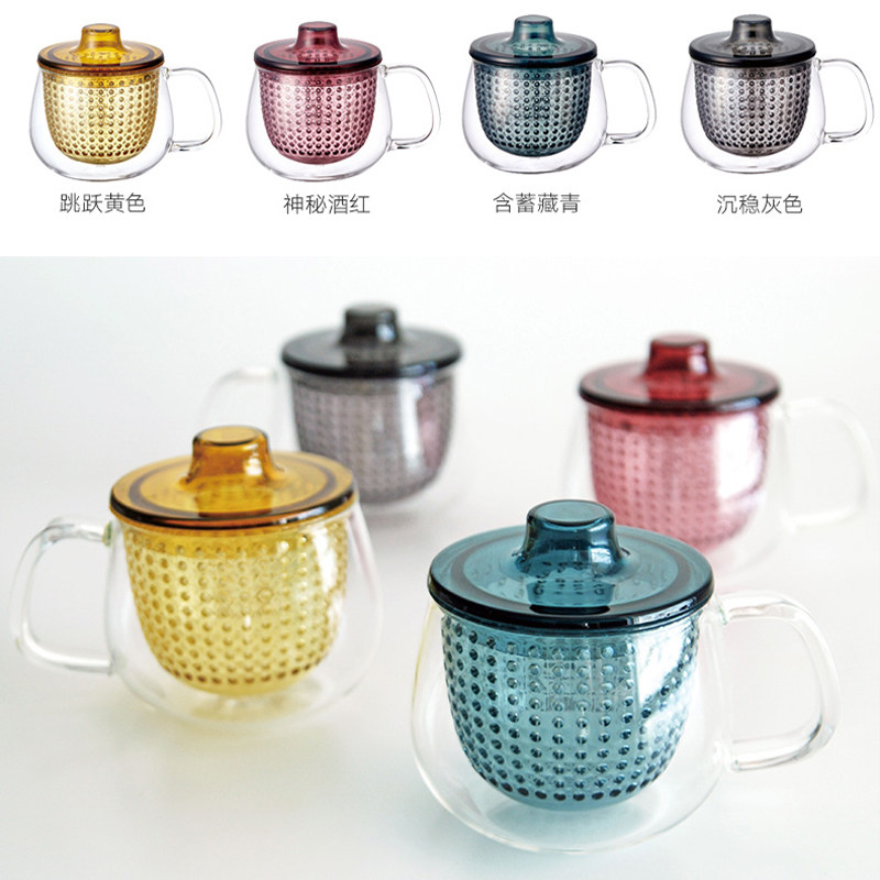 日本过滤茶杯一杯两用即是茶壶又是茶杯茶水分离健康材质