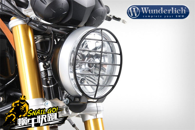 德国W厂宝马摩托车R nineT 大灯保护网黑 骑行机车进口改装配件