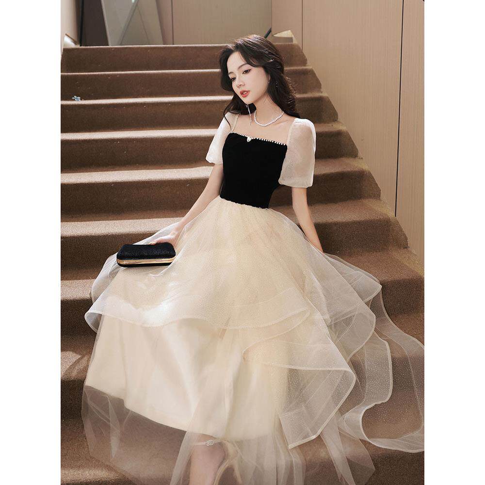 小众晚礼服可及奢华高端春季新优雅宴会名人礼服裙女性生日派对成