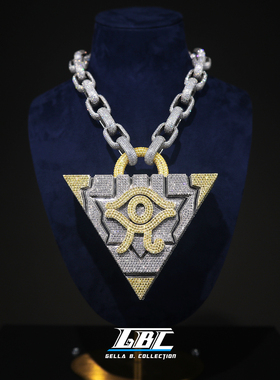 GBC私人订制珠宝欣赏（Ski Mask 游戏王项链吊坠 全视之眼 s925）