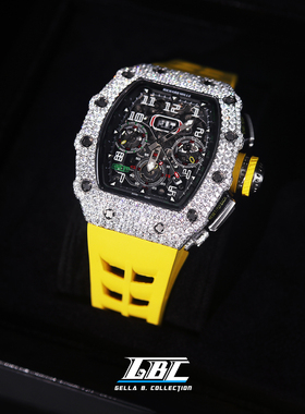 GBC私人订制珠宝欣赏（机械手表后镶定制 现货 高品质D色莫桑钻）