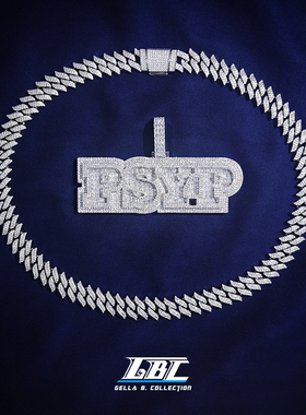 GBC 私人定制珠宝欣赏（Higher Brothers PSY.P 梯方吊坠&荆棘链)