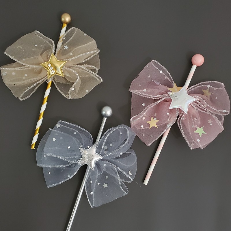 大号蝴蝶结仙女棒蛋糕装饰插件吸管网纱女神生日快乐派对烘焙插旗,节庆用品/礼品,节日装扮用品,淘宝优惠券,粉丝福利购,淘宝优惠卷