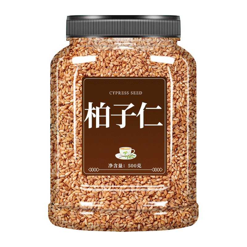 中药材柏子仁眠助眠搭酸枣仁
