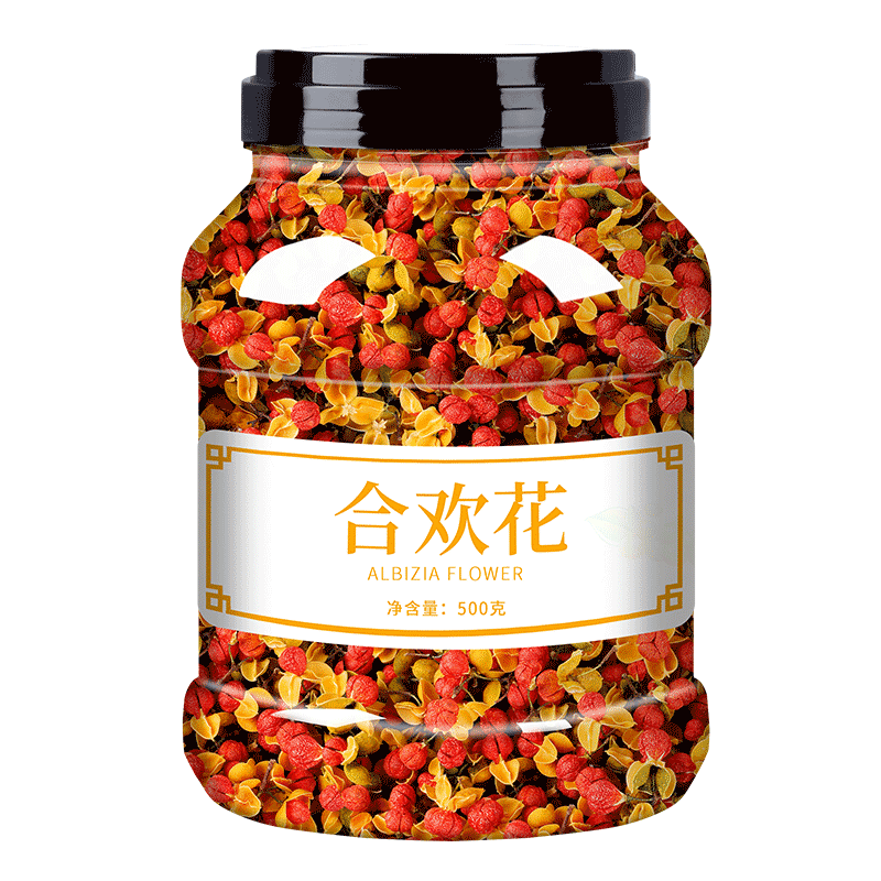 500g克合欢花正品助眠睡眠茶