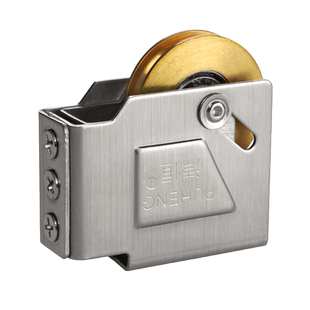 90型铝合金门窗滑轮老式门窗户轨道滚轮推拉移门轮不锈钢轴承铜轮