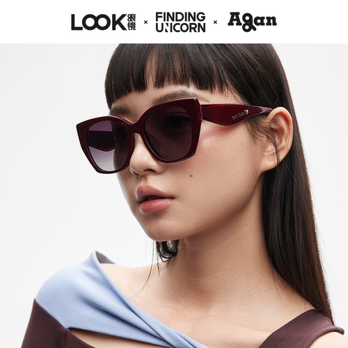 LOOK眼镜联名AGAN偏光防晒墨镜