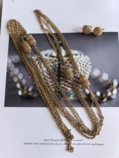 Vintage复古首饰考monet古项链套装圆形耳环耳饰无耳洞耳夹夹耳骨