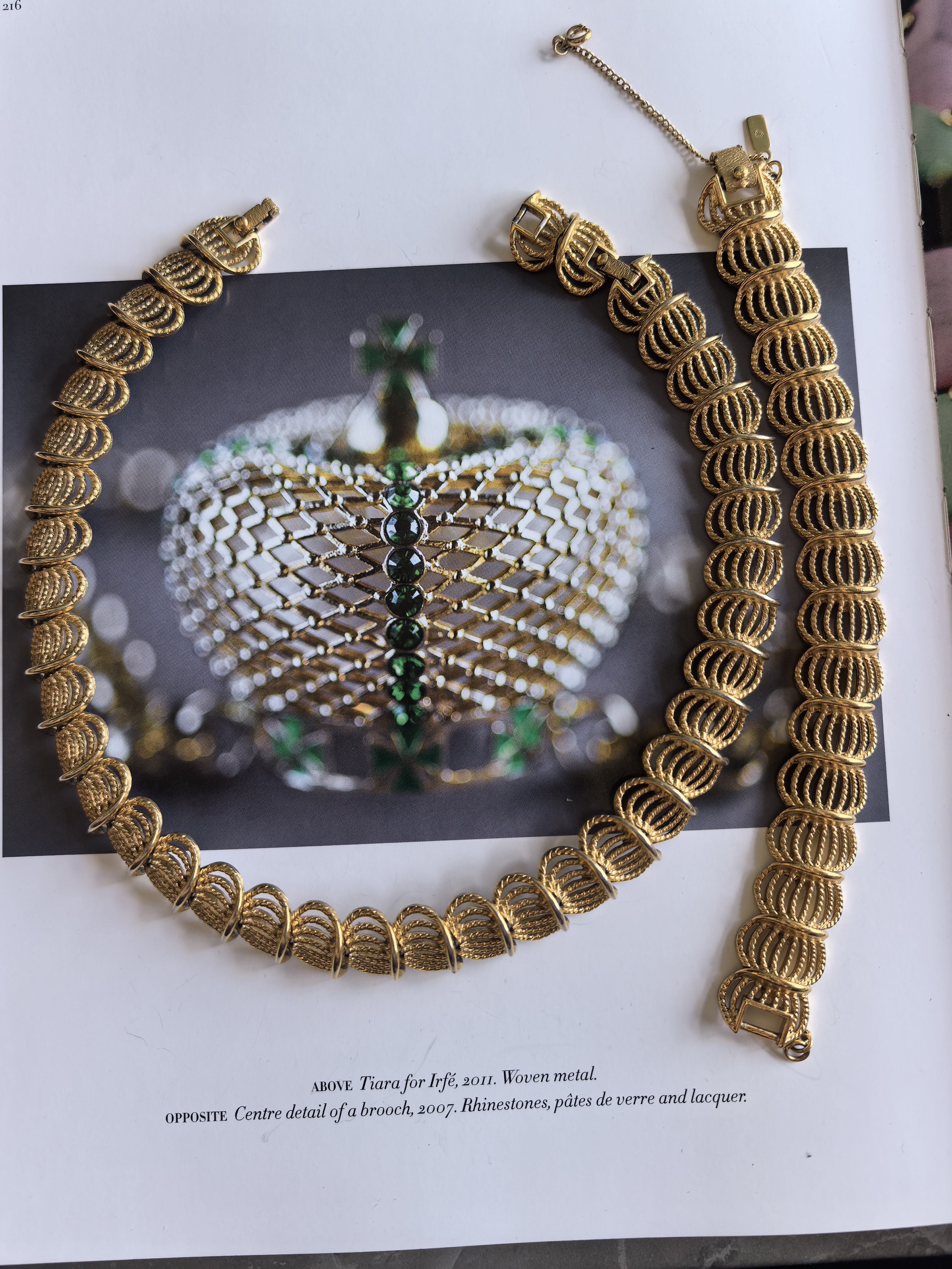 Vintage复古首饰moner中古项链手链套装