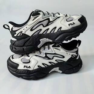 FILA斐乐女鞋2025秋冬新款老爹鞋运动鞋厚底鞋子 休闲情侣蕨草鞋