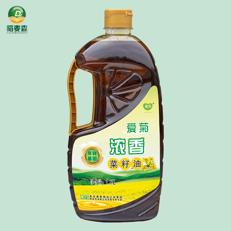 爱菊三级菜籽油1.8L油泼辣子油泼面凉皮调味油-封面