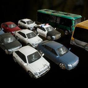 UE4UE5场景道具素材模型汽车合集Top Down Post Apocalyptic Pros怎么看?