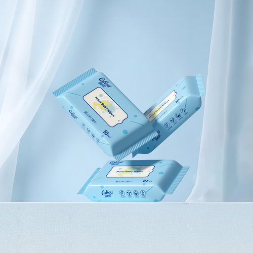 可心柔婴儿手口湿巾便携装10抽