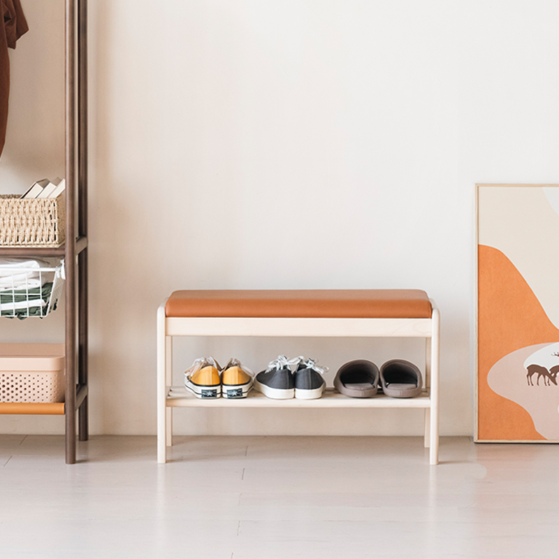 纯实木打造，极窄凳身，不占空间