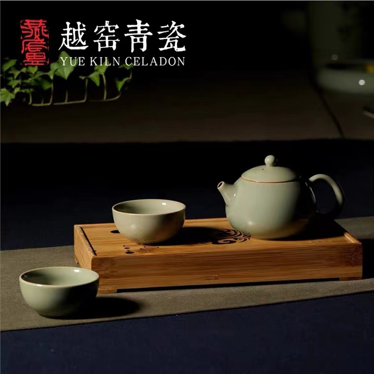 西施壶出水芙蓉浑然天成4件套