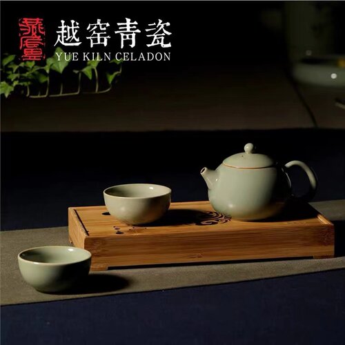 西施壶出水芙蓉浑然天成4件套
