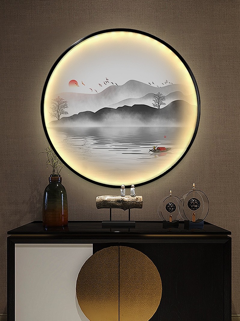 玄关圆形造型,玄关造型,玄关造型现代_大山谷图库