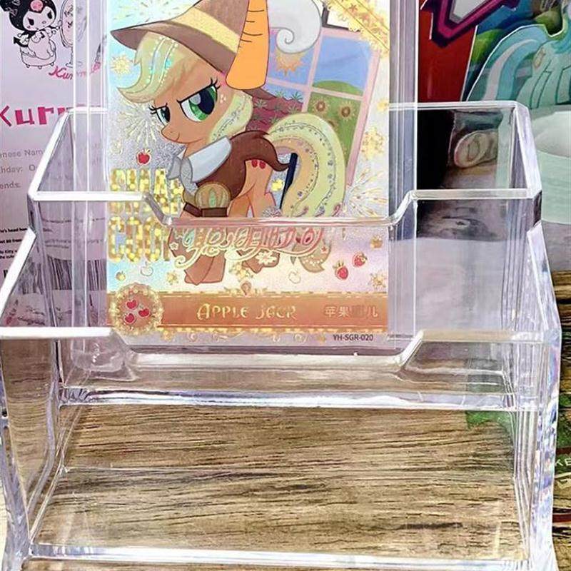 卡位盒卡片收纳盒闪透明盲盒自印摆放叶卡整理卡牌展示架