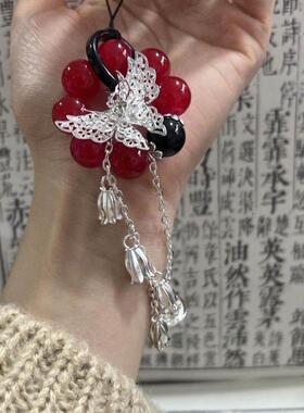 【血雨探花 银蝶环身】天官赐福蝴蝶小手捻链古风挂件把