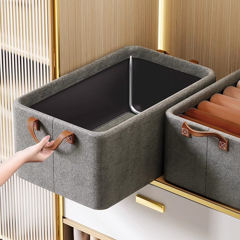 衣服衣柜收纳箱家用分层神器衣物裤子大容量可折叠储物整理箱