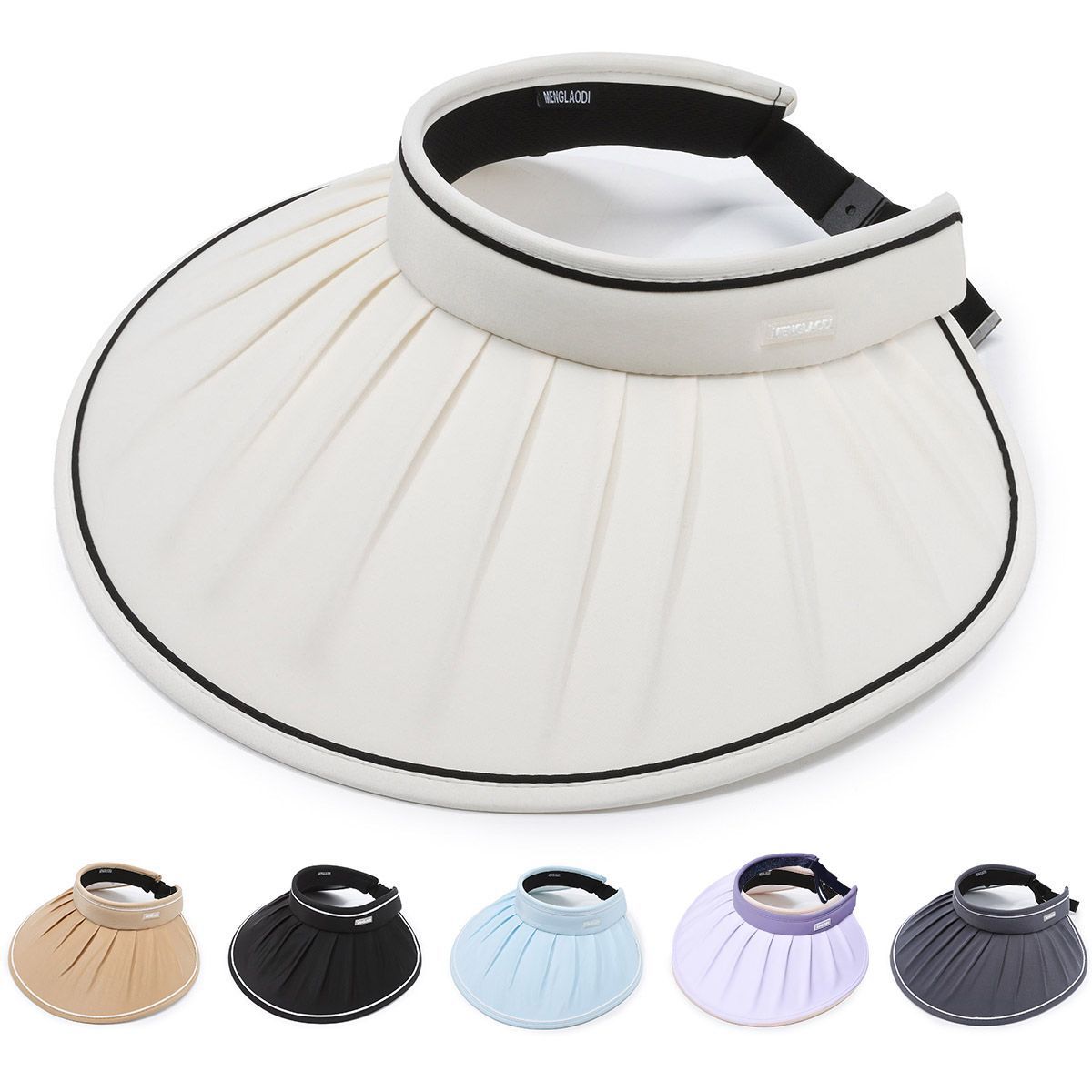 韩版空顶防晒帽女新款夏季紫外线大檐遮阳帽子显户外贝壳太阳帽