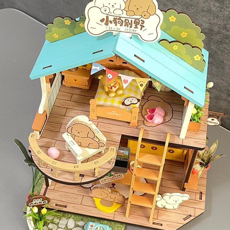 小屋模型木制拼装若来木制女孩礼