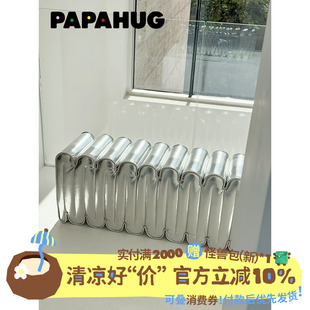 波浪沙发凳客厅坐凳搁脚凳家用入户换鞋 PAPAHUG 凳床尾长条凳子