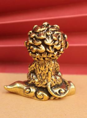 2026黄铜斗战神佛祥云悟空大圣铜器黄铜孙悟空摆件创意办公室书房