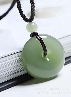 2026碧玉外蒙料平安扣阿富汗金丝玉平安扣新疆和田玉碧玉晴水糖料
