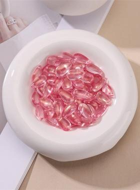 20268*14琉璃水滴吊坠散珠手链串珠发簪手工diy手作饰品材料古风