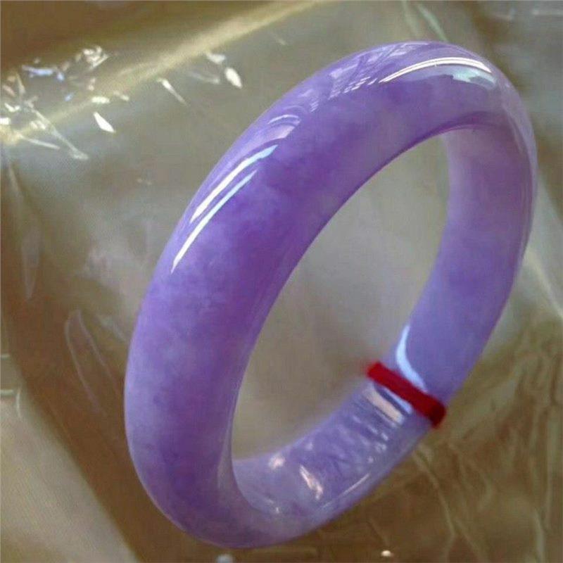 2026缅甸天然紫罗兰翡翠手镯冰糯种玉手镯玉石玉器女送礼物玉器手